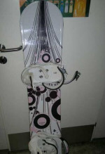 Damsky snowboard s viazanim 160€ – fotka 2